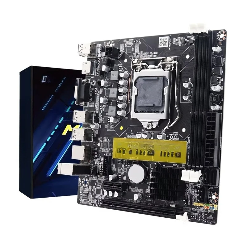 

H61155 DDR3 support Intel processor dual channel desktop H61 chipset main board