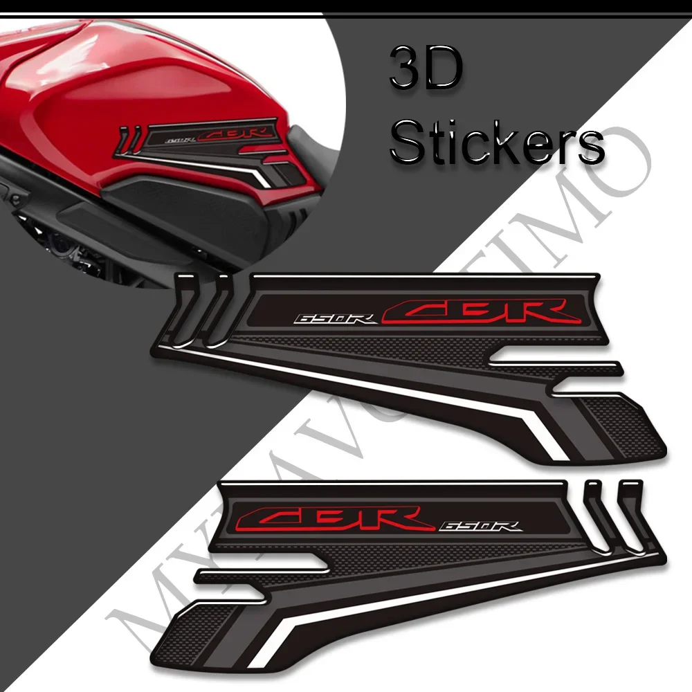 3D Stickers Tank Pad Protection For Honda CBR 650R CBR650R HRC Fireblade Motorcycle Side Grips Decals Gas Fuel Oil Kit Knee