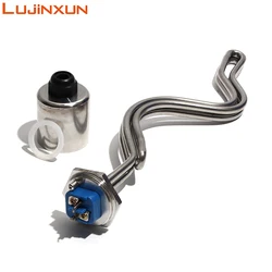 LUJINXUN 240V 4500W 5500W 6500W elemento riscaldante ad immersione in acqua riscaldatore tubolare per birra pieghevole con filettatura NPT da 1 pollice 32mm