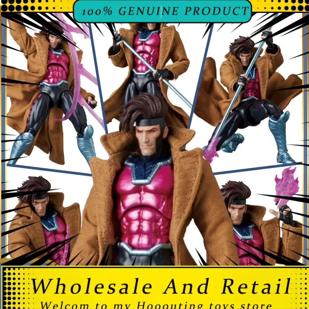 

In Stock Ct Factory Mafex 131 X-Men Wolverine Anime Action Figure Gambit Figure Figurine Statue Model Customized Gifts Kids Toys