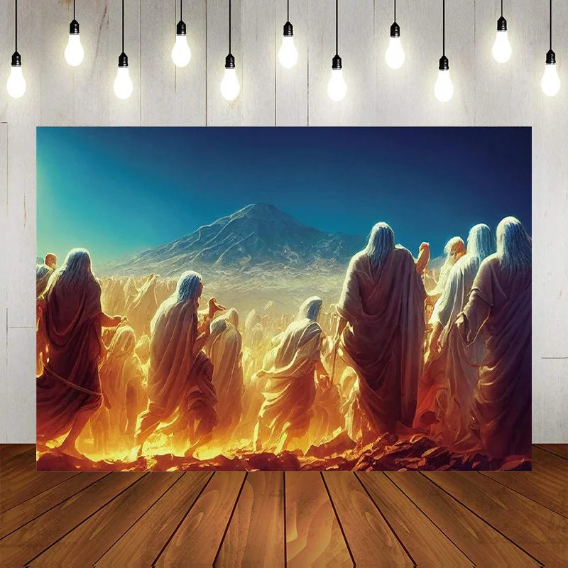 Passover Photo Backdrop Pesach Jewish Egypt Festival Party Photography Background Wall Decoration Banner