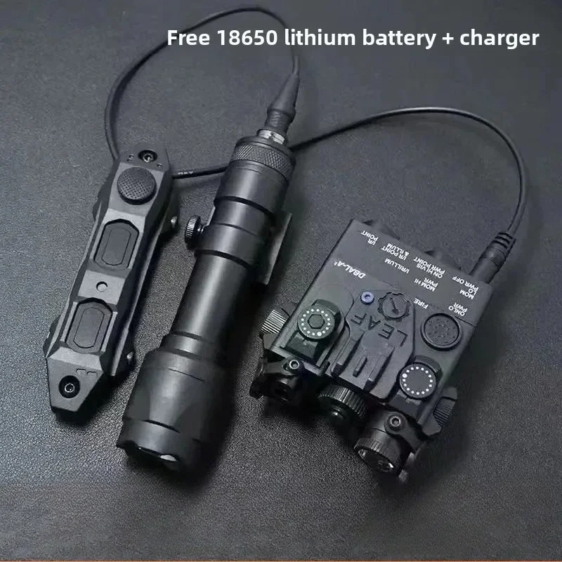 DBAL‑A2 Sand Three‑Control Complete Set, Red Beam With Flashlight, Hobby Rail‑Mount Accessory