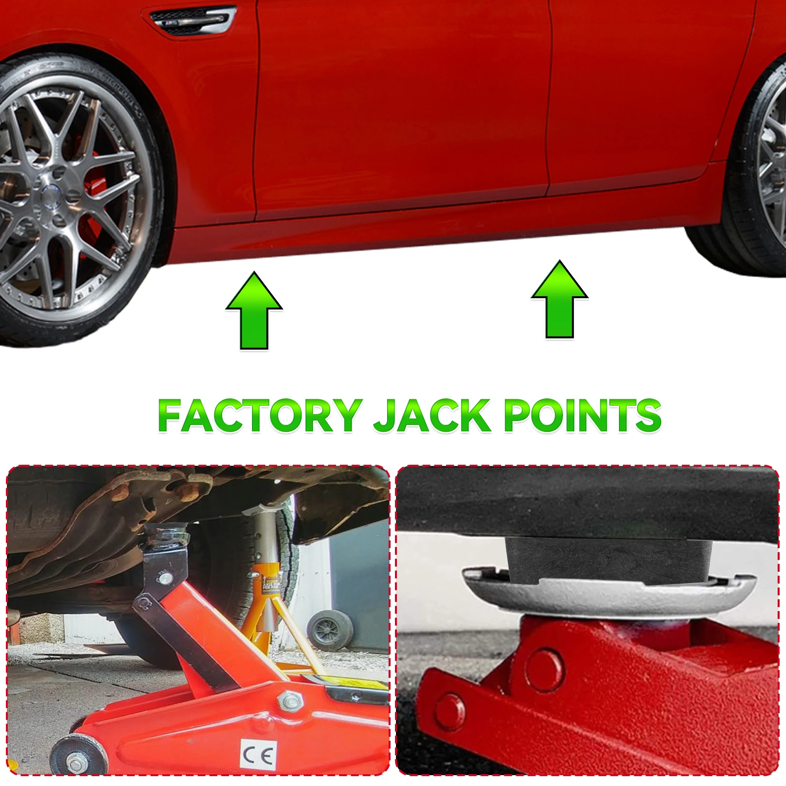 1pc/4pcs Lift Jacking Point Support Plug Plate Block Jack Pad for BMW 6 7 Series Mini R50 R53 R55 R56 R57 R58 R59 51717039760