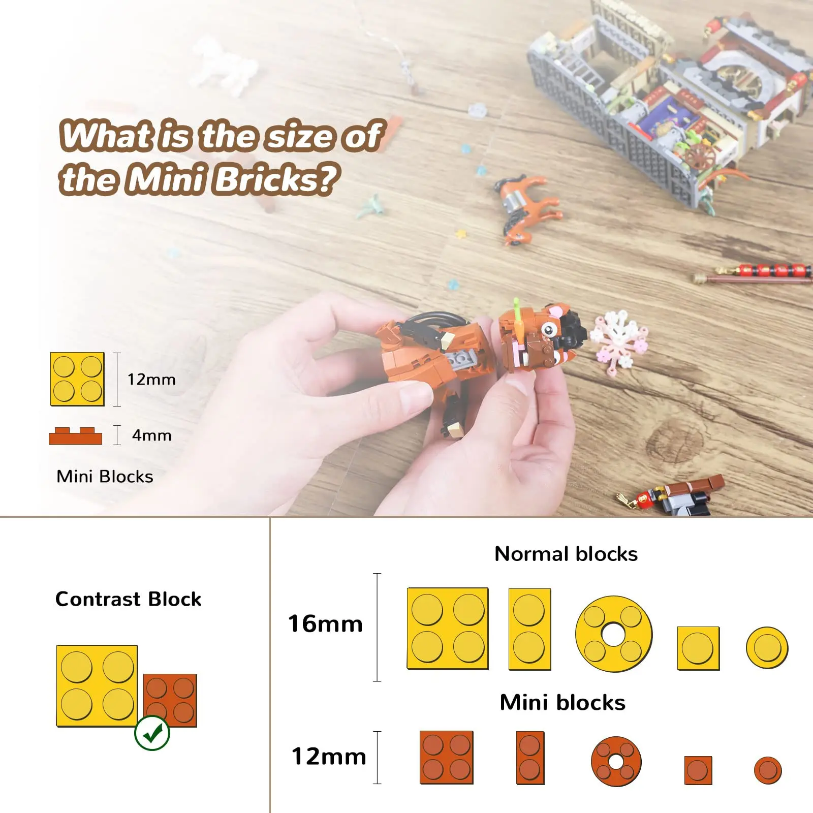 997Pcs Ancient Post Station Street View Mini Building Blocks Model Creative Building Set for Boys Architecture Toy Gift for Kids