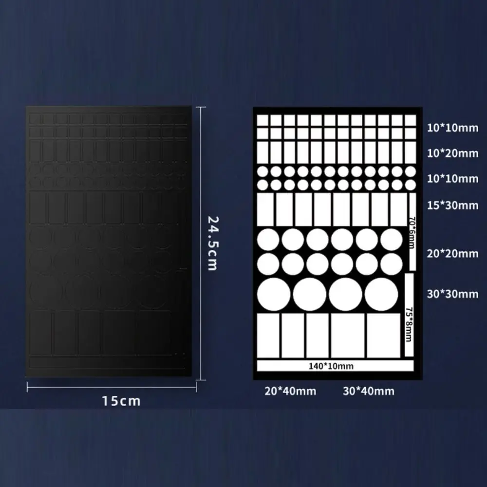 Led Covers Block Light Dimming Stickers Black Color Great Adhesion Strength Led Light Blocking Stickers Shading Avoid Glare