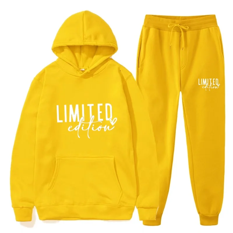 2025 بدلة رياضية رجالية مقنعين البلوز + Sweatpants 2 قطعة مجموعات بدلة رياضية عادية عداء ببطء رياضية 2 قطعة مجموعات ملابس الشارع الذكور