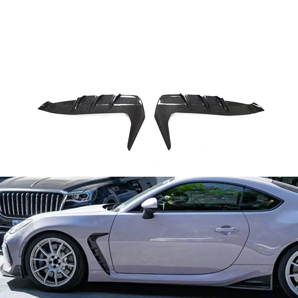 

BRZ GR86 Carbon Fiber Side Fender Vent Trims for Subaru GR86 BRZ 2022-2023