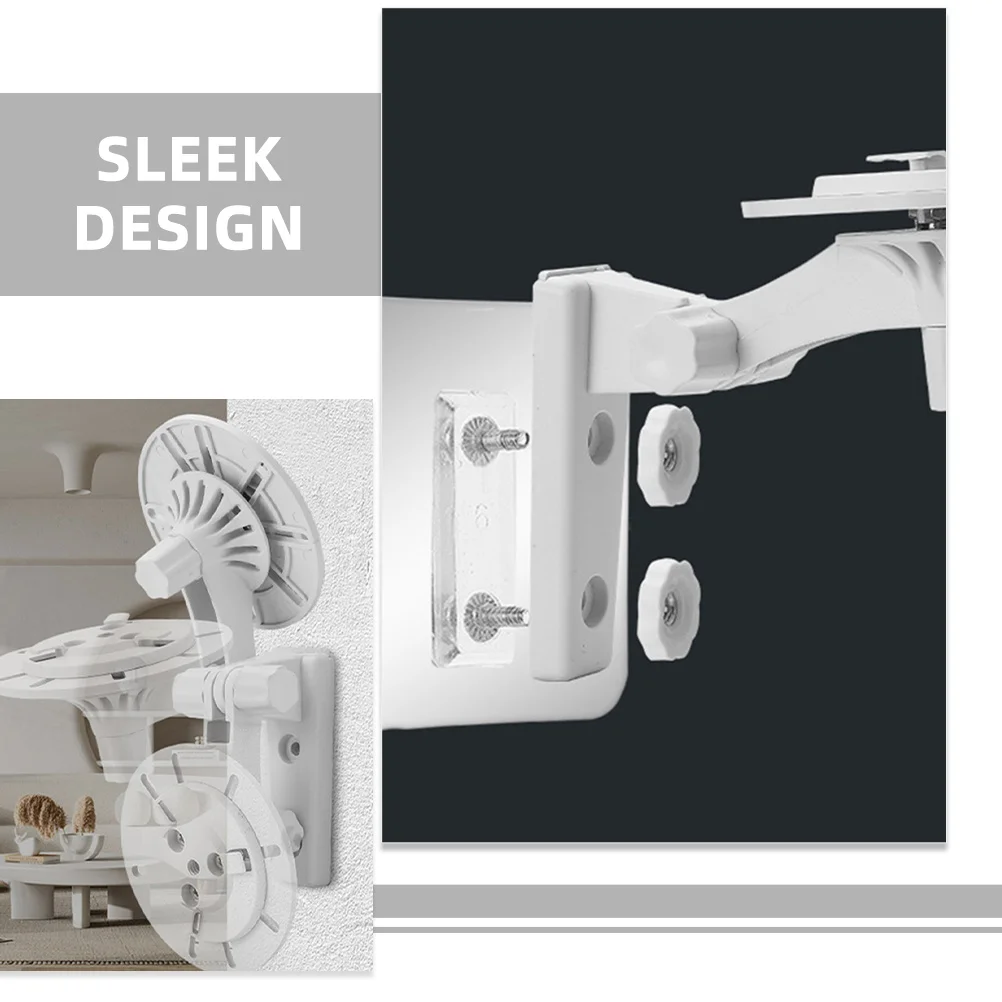 

1Set Non-Drilling Camera Wall Mount Bracket Adjustable Indoor Camera Holder Monitor Stand Durable ABS Material