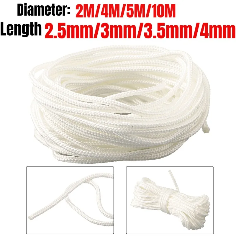 Nylon Trimmer Starter Cord Rope For Strimmer Chainsaw Lawnmower Engine Garden Mower Chainsaw Machine Starter Pull Cord