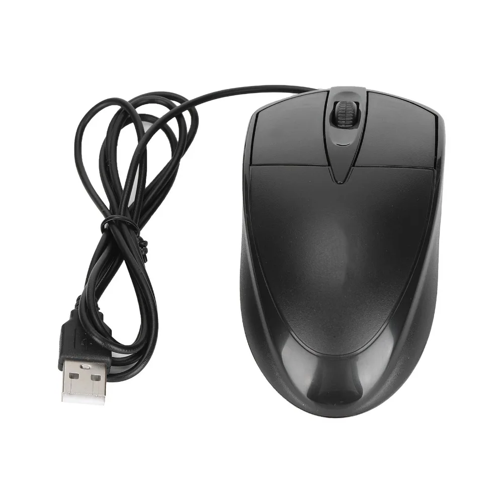 Lightweight Plug and Play USB Wired Mouse Silent Responsive Office Mouse Corded Mouse Home Office Work