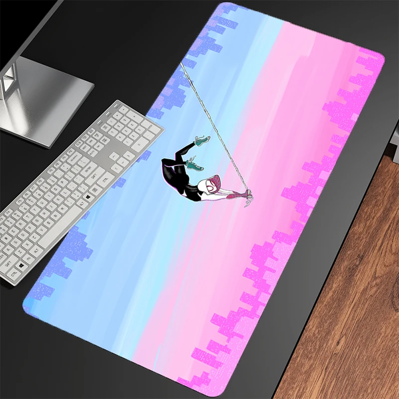 Коврик для мыши «Паук-паук» Гвен Профессиональный большой спортивный игровой коврик Speed Lock Edge Game Расширенный настольный коврик Коврик для мыши Коврик для клавиатуры