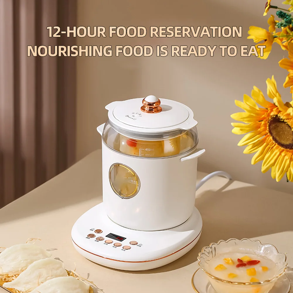 

1L Automatic Multicooker Health Preserving Pot Teapot Coffee Pot Dessert Maker Electric Kettle