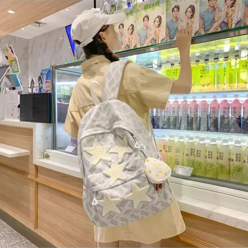 Schulrucksack mit großer Kapazität für Damen, Reiserucksack, College-Rucksäcke, Y2k-Rucksack, Reiserucksack, Laptop-Rucksack