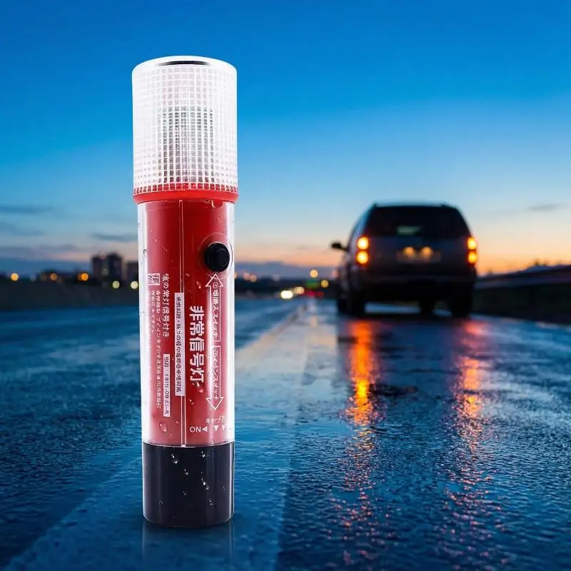 Bright Emergency Road Warning Light LED Magnetic Strobe Lamp for Automotive Fault Alert Breakdown Safety Night