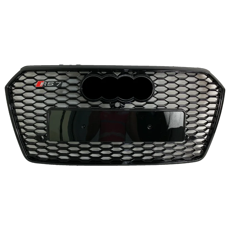 RS7 Honeycomb Front Grill For A7 Grille Fit for bumper ABS material A7 2011-2015