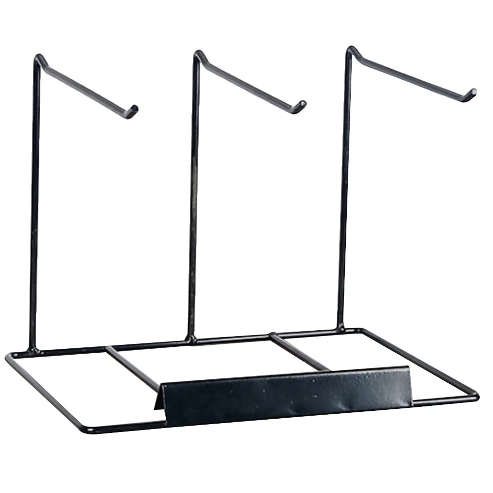 Metal Jewelry Stand Necklace Display Rack Earrings Bracelets Storage Holder Table Clamp Design Heavy Duty Stable Base