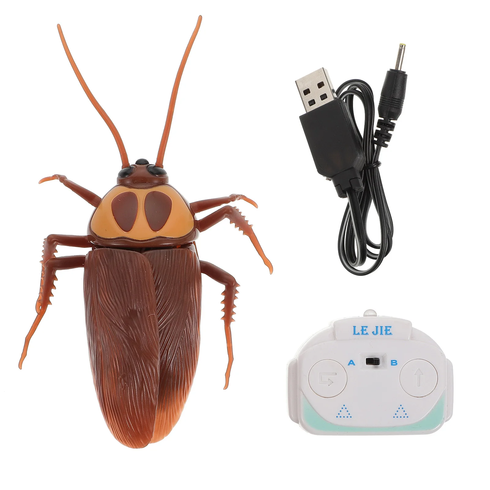 مجموعة واحدة من لعبة الصراصير الكهربائية التي يتم التحكم بها عن بعد، دعابة واقعية للمهرجانات والديكور المخيف