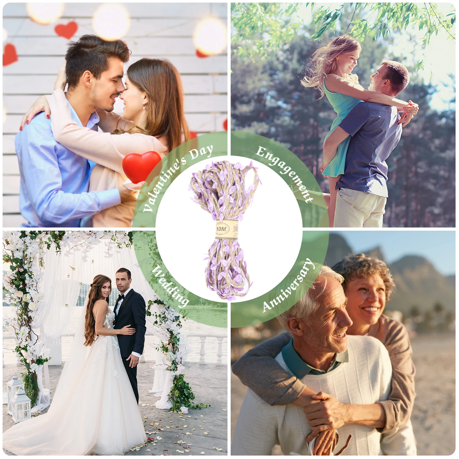 

Handmade Decorative Emulation Rattan For Diy Party Wedding Decoration Wrapping Festive Rope Ornament Manual Diy Decor Durable