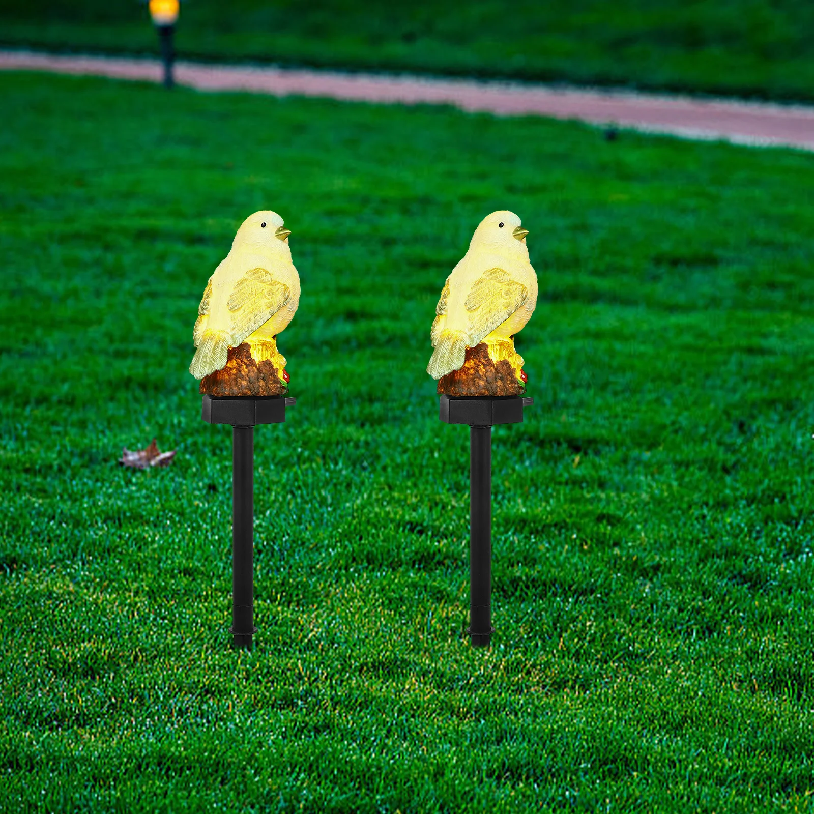 

Solar Decorative Lights L Bird nament Garden Pathway R om Color Premium Plastic Outdoor Stake Solar Lights