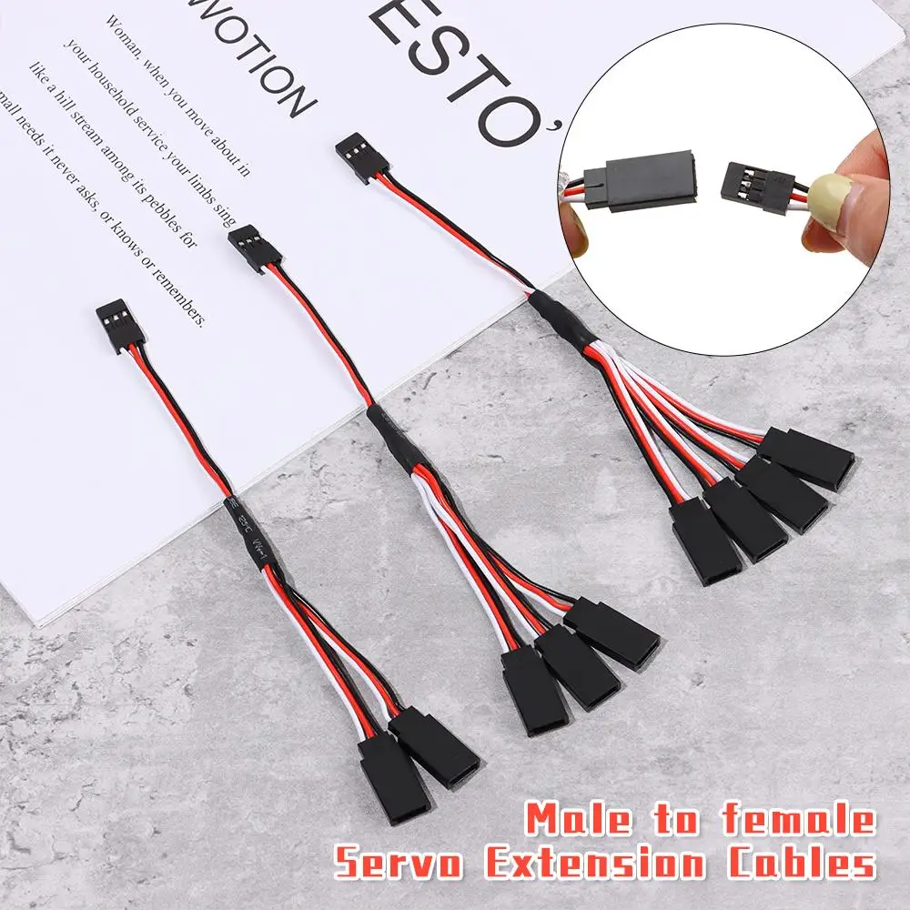 1/5 pz 9 Stili Per Rc Elicottero Cavo Filo Piombo Modello RC Filo RC Servo Piombo Y Cavo di Prolunga Cavo di Prolunga Parti e Accessori