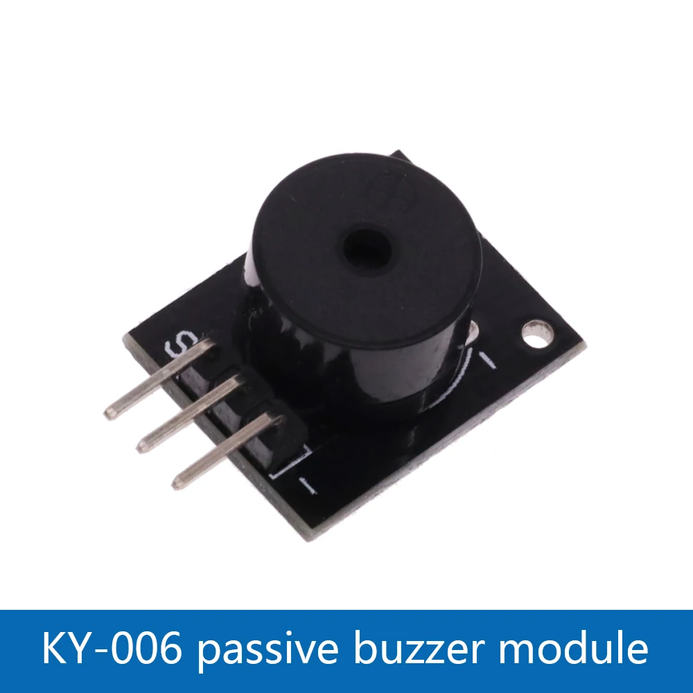 GERUI 4x KY-006 Passieve Piëzo Buzzer – Alarmmodule Voor Arduino & Raspberry Pi, 1,5V-15V, PWM-geluid