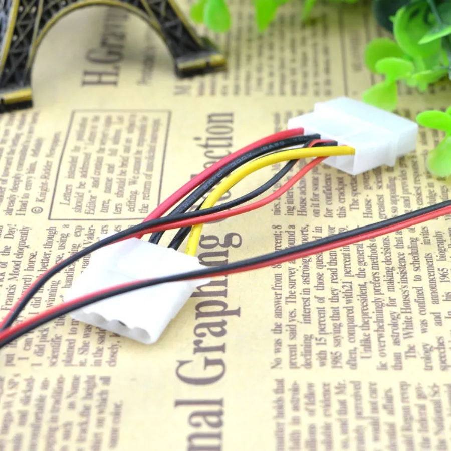 AA+ FOR Power Supply Large 4D Male and Female Connector Cable Length 20cm Cooling Fan Plug 4-wire Connector Power Connector