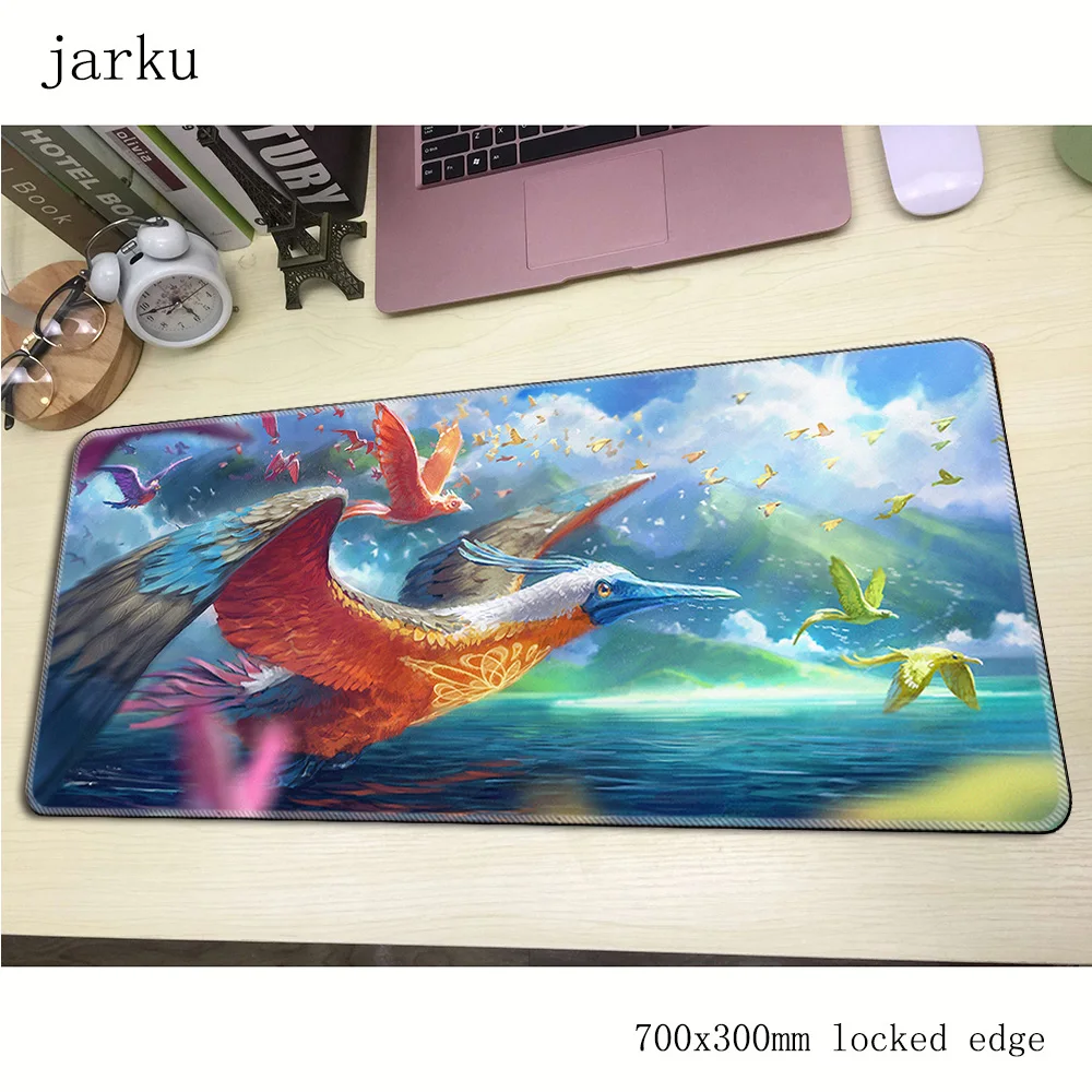 

Fantasy Bird Mouse Pad Gamers Locked Edge Gaming Mousepad 800x400X3MM Notbook Mat Cheapest Base Padmouse Games Pc Gamer Mats