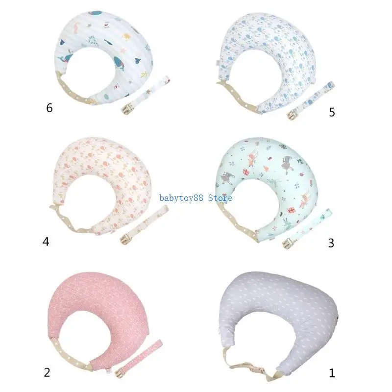 Y4UD Cuscino multifunzione per allattamento e gravidanza Cuscino per maternità in cotone 24x24 pollici