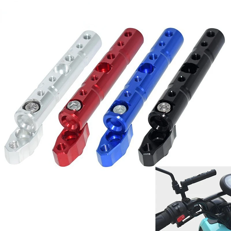 

Motorcycle Extension Bracket Modification Rearview Mirror Bracket Multi-function Brackets Fixed Mounting Base For Spotlights