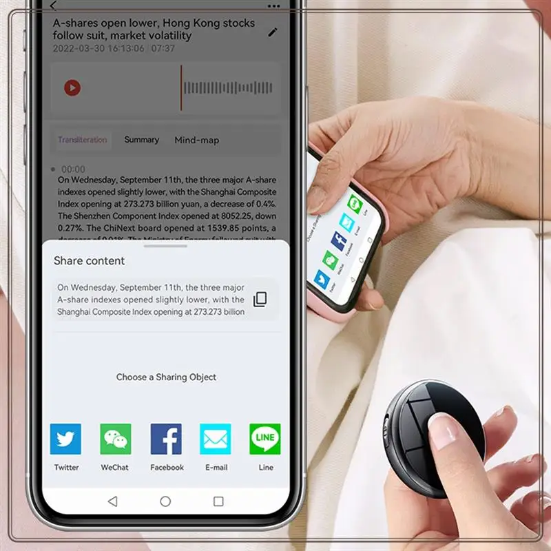 Надежный мини-интеллектуальный диктофон с искусственным интеллектом, записывающее устройство для передачи в реальном времени, диктофон с искусственным интеллектом, мини-интеллектуальный голосовой рекордер с искусственным интеллектом