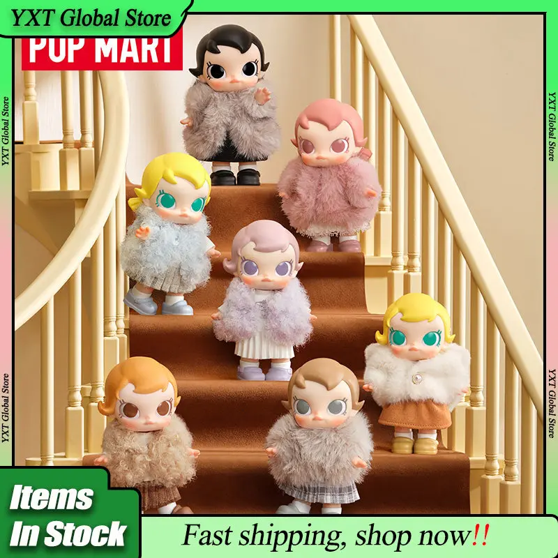 

Original Popmart New Baby Molly Winter Fit Check Series Blind Box Bag Charm Cute Doll Trendy Toy Mystery Box Birthday Day Gift