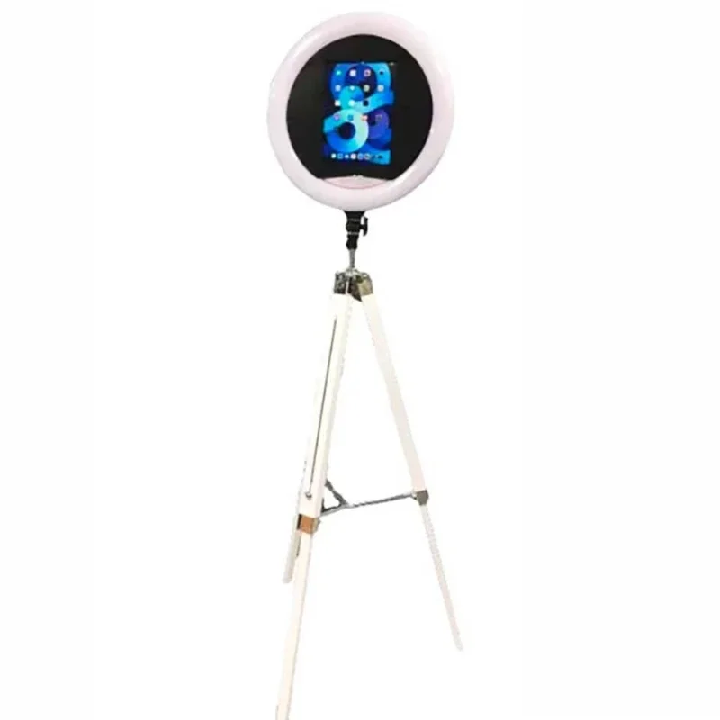 

12.9 Ipad Handheld Photo Booth Lightweight with Props Free Accessories Black