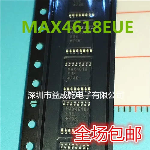 

20pcs original new MAX4618EUE MAX4618 TSSOP-16 differential multiplexer