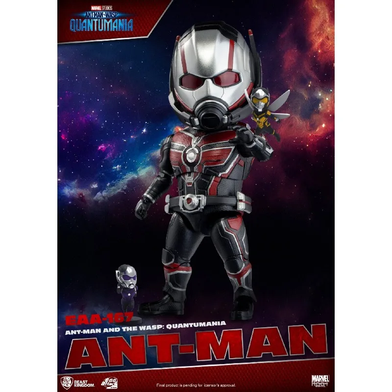 ของเล่นสะสม Beast Kingdom รุ่น Q ฉบับสำเร็จรูป ขยับได้ สมจริง ตุ๊กตาแอนท์แมน ของขวัญเทศกาลสำหรับเด็กผู้ชาย