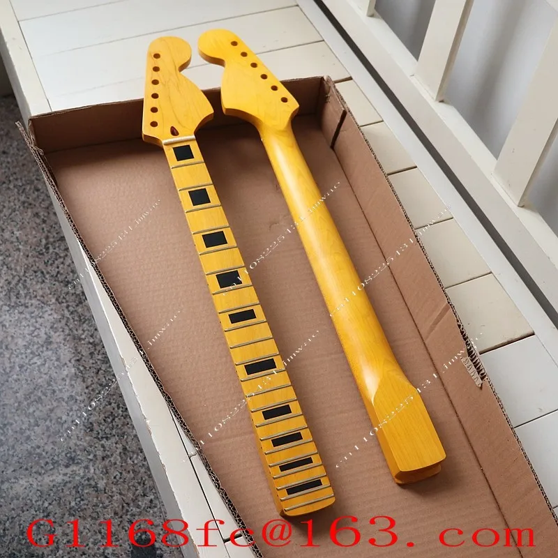 Electric Guitar ST6 String Neck Big Head Jewel Hemming Bright Handle Accessories