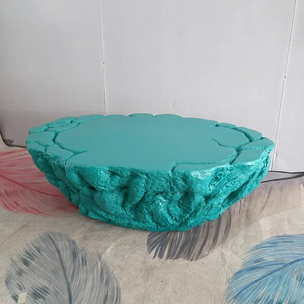 

Green Luxury Coffee Tables Mid Century Large Aesthetic Unique Creative Side Table Irregular Japanese Mesa Living Room Furniture