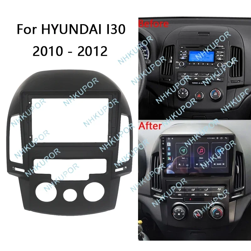 

Автомобильный радиоприемник, мультимедийный плеер, головное устройство, автостерео, установка на приборную панель, комплект декоративной рамки для HYUNDAI I30 2010 2011 2012