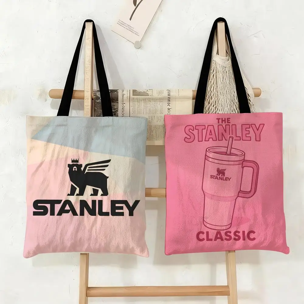 S-StanleyS BRAND FASHION Storage Bags Shopping Bag Canvas Supermarket Shopping Bag Christmas Party Tote Bag Women's Handbag