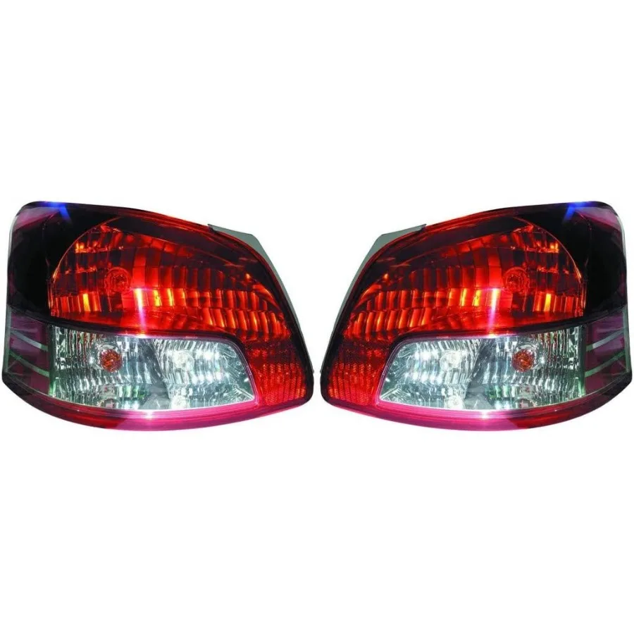 لتويوتا يارس الذيل ضوء الجمعية 2007 08 09 10 11 2012 زوج سائق والركاب الجانب قاعدة نموذج سيدان واضح والأحمر عدسة D