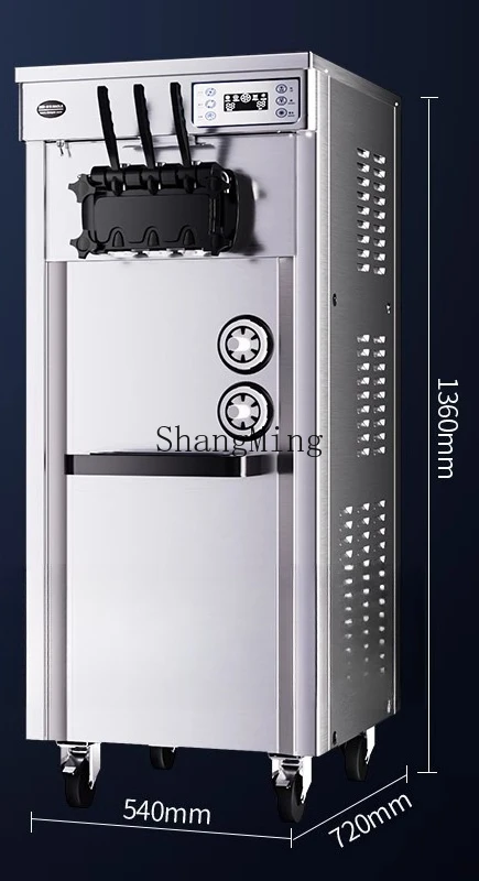 ZYY macchina per cono automatica commerciale verticale senza pulizia macchina per gelato soft