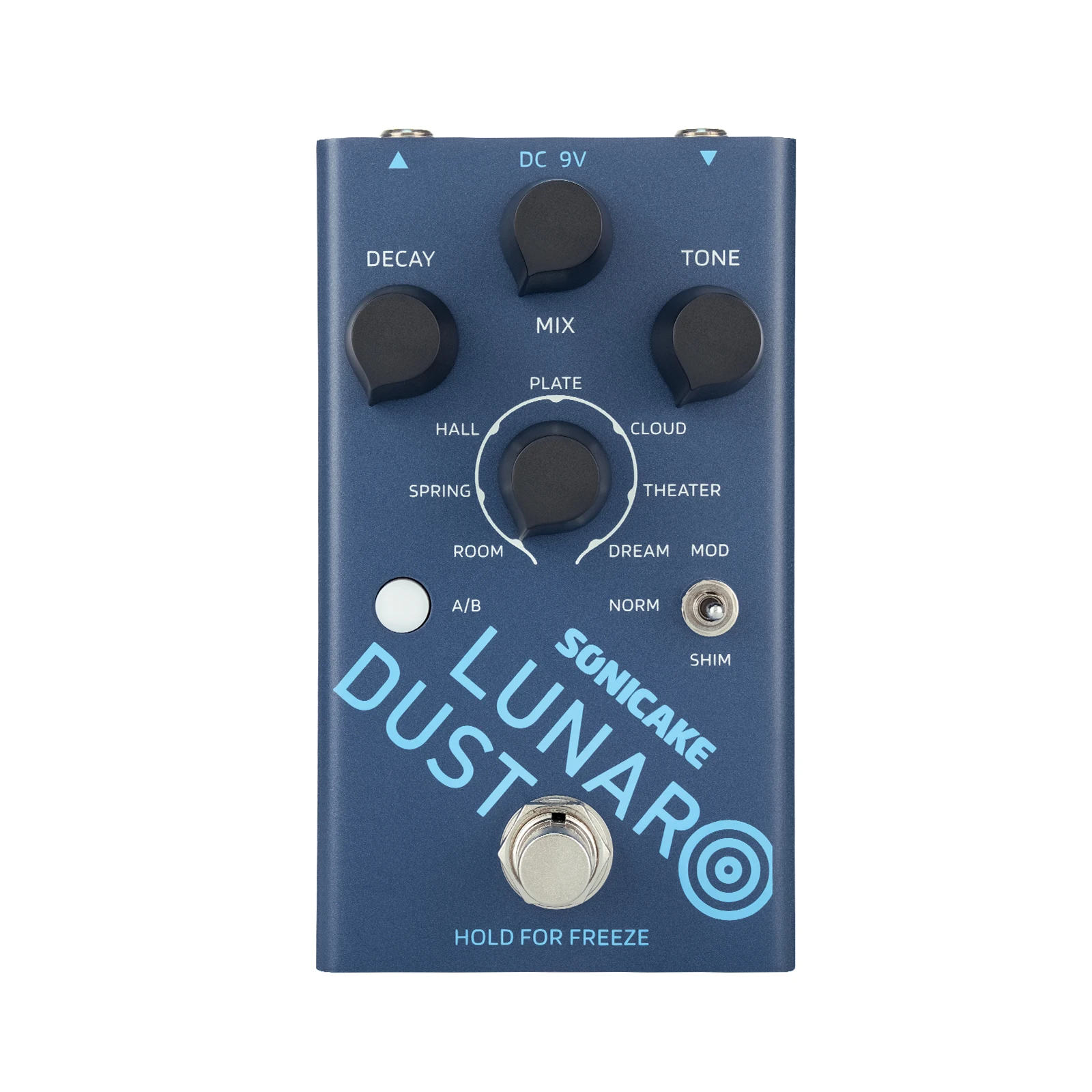 SONICAKE Lunar Dust QPP-01 Digital Reverb Guitar Pedal 7 Algorithms A/B Dual Sound Presets Switch Freeze Trail Function