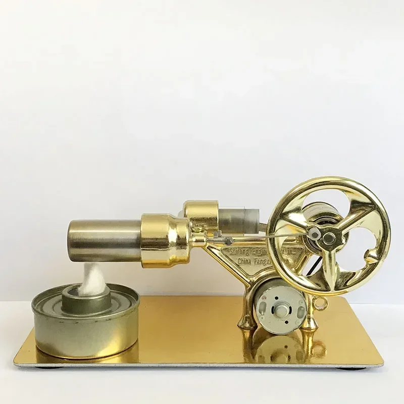 Hot Air Stirling Engine Motor Model Fluid Dynamic Physics Experimental Model Educational Science Toys