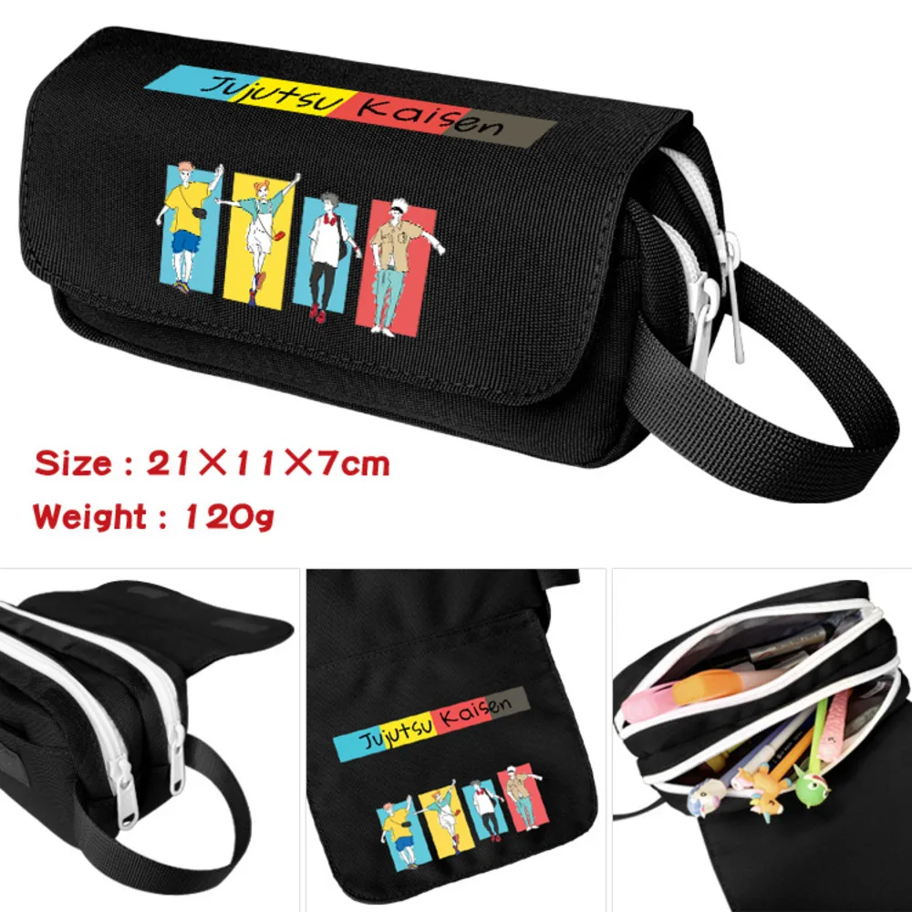 

Anime Jujutsu Kaisen Satoru Gojo Pencil Case Student School Pen Zipper Stationery Bag Cartoon Boys Girls Make-up Cosmetic Case