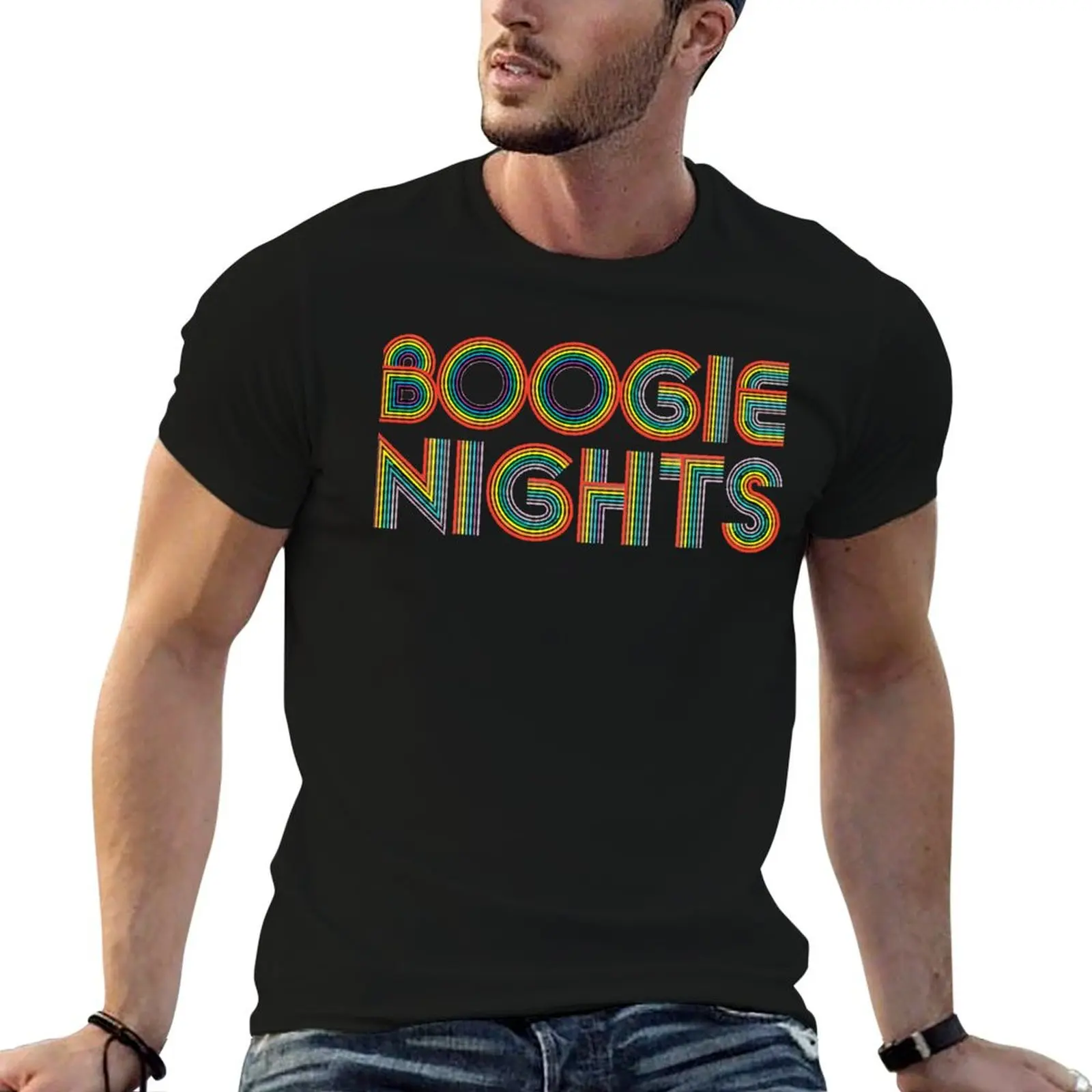 

man boogie t heavy T-Shirt man shirts t shirt cotton cotton Essential nights 100%