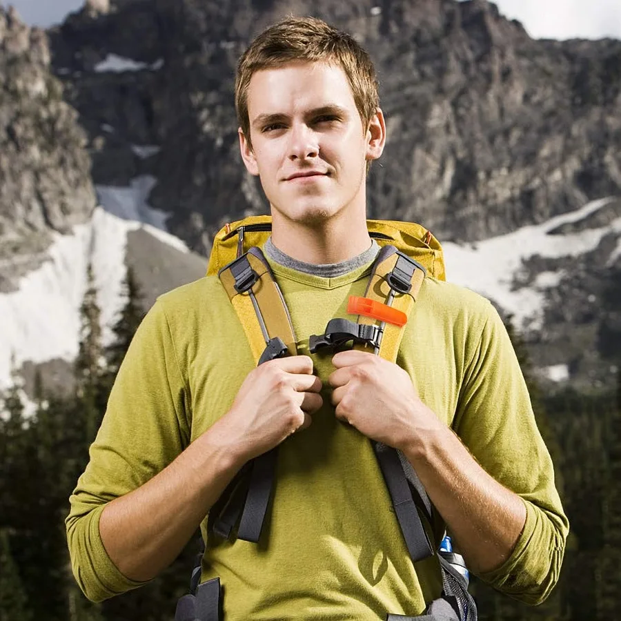 AUGSUN 10 Pcs Safety Whistle Marine Whistle Plastic Whistles with Lanyard for Emergey