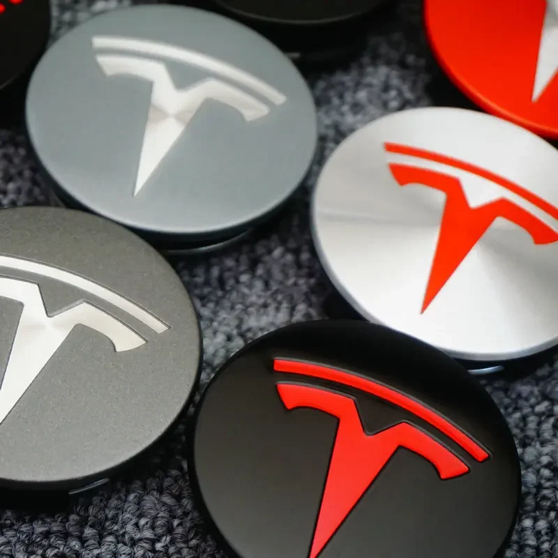 4szt 56mm Dotyczy oryginalnej osłony piasty koła Tesla Model3 Model Y Model S X logo osłony piasty koła