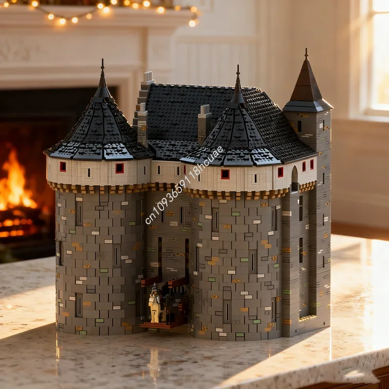 

14562 шт. MOC The Great Gatehouse Castle Brittany Модель Строительные игрушки Блоки DIY Творческая идея Рождественские подарки Образовательный кирпич