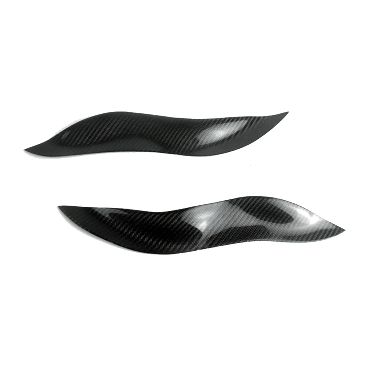 

Car Headlights Eyebrow Eyelid Trim Cover Sticker Car Styling Accessories for Smart 2003 Carbon Fiber