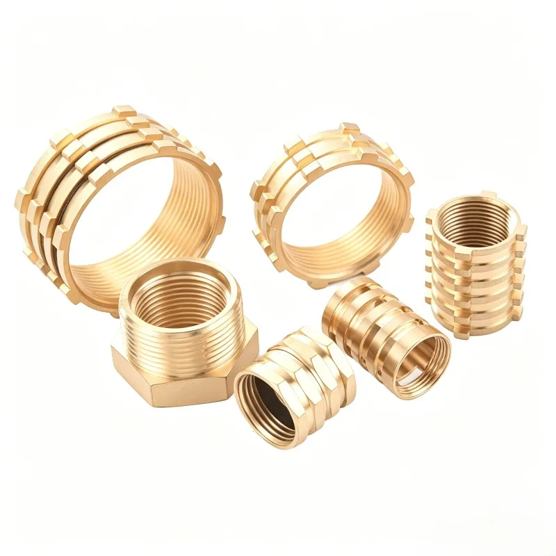 High Precision CNC Lathe Turning Brass Parts, Custom Industrial Brass Hardware Accessories, OEM Machined Metal Components