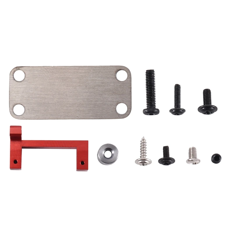 Mangniu D90 99S용 2단 웨이브 박스 액세서리로 재장착된 모든 금속 2단 변속기 원격 제어 차량(검은색)